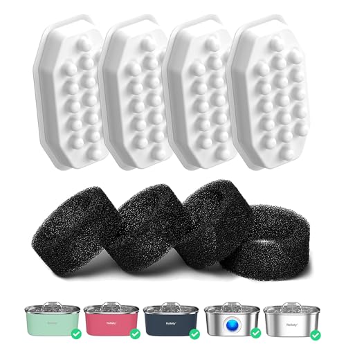 Official Cat Water Fountain Filters Replacement (4 Count)