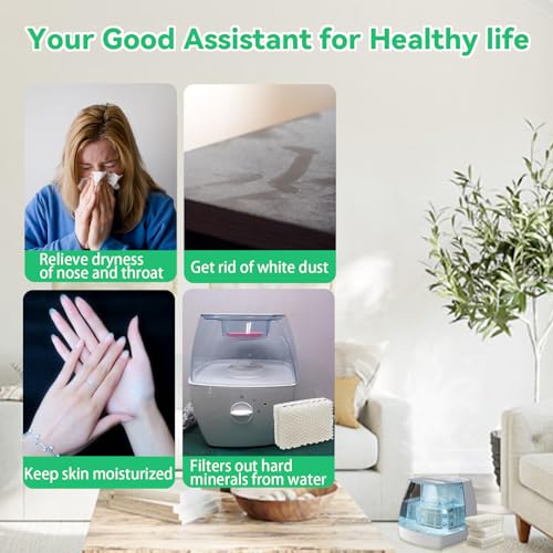 6 Pack WF813 Humidifier Filters Replacement Compatible with Equate EQWF813 PCWF813 Relion RCM832 RCM (6 Count)