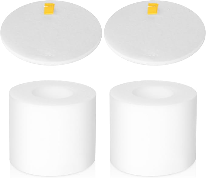 HOUSEMAX 2 Pack Foam & Felt Filters Replacement for Shark Rotator Powered Lift-Away NV650, NV650W, NV652, NV750W, NV751, NV651, NV752 Replace Part XFF650 - AquaVibe