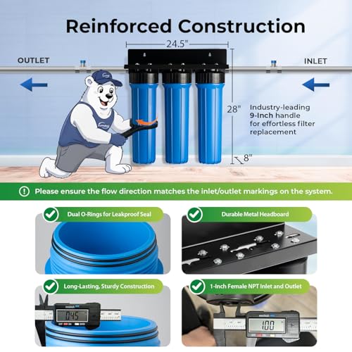Chloramine & Heavy Metals Whole House Water Filter System