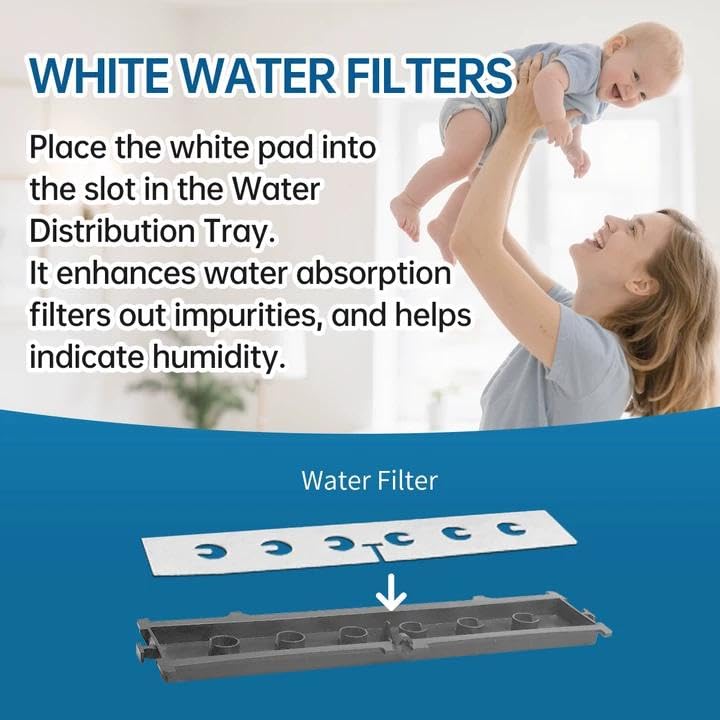 35 GA35 Replacement Humidifier Water Panel Evaporator Compatible with Aprilaire H635EZ1A 4839 Kit Filter or 560 568 600 700 760 768 350 360 10" x 13" x 1.75" 4