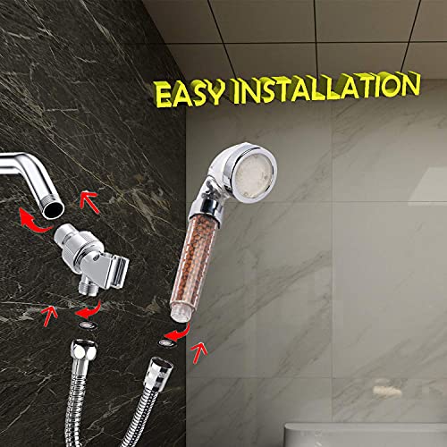 LED Shower Head Handheld with Hose