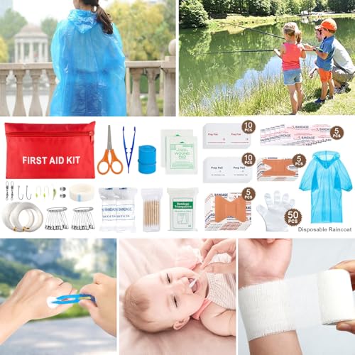 238Pcs Emergency Survival Kit and First Aid Kit