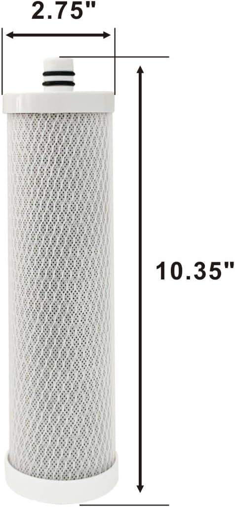 Compatible with FZ-2 Water Filter Cartridge, Replacement For Frizzlife MK99, MP99, MS99 & MV99 RV Filter, Only the CORE FILTER CARTRIDGE, 1 PACK
