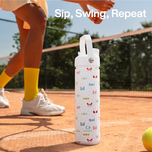 Insulated Water Bottle with Straw Stainless Steel Water Bottle