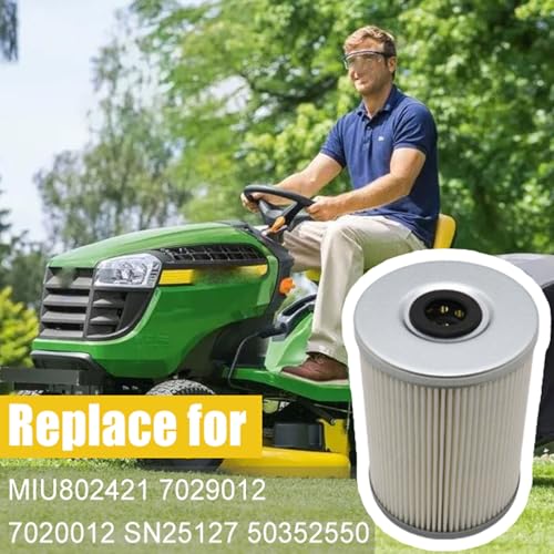2Pcs Fuel Water Separator Filter MIU802421 Fits John Deere 1575 3032E 4044M (2 Count)