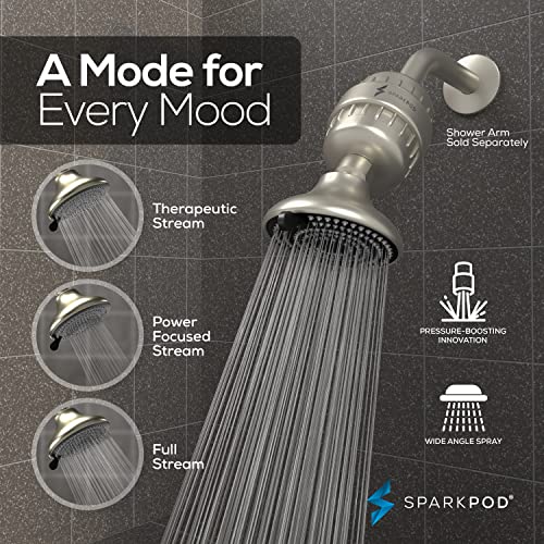 23 Stage Filtered Shower Head with 3 Spray Settings