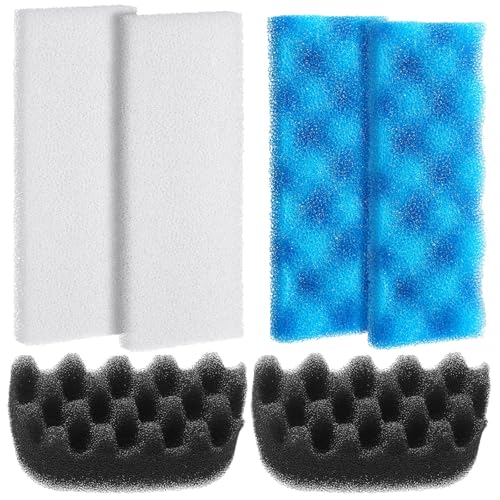 6 Pcs Aquarium Filters Bio Sponge Sets Compatible with Fluval 206 (6 Count)