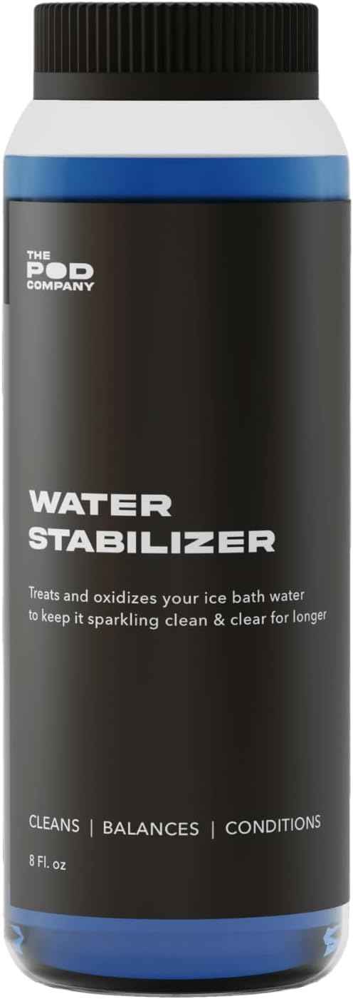 Water Stabilizer – Chlorine-Free Water Treatment for Ice Pod & Long Pod – Maintains Clean, Balanced Water for Weeks – 8 oz. Bottle (1-Month Supply) - The Pod Company