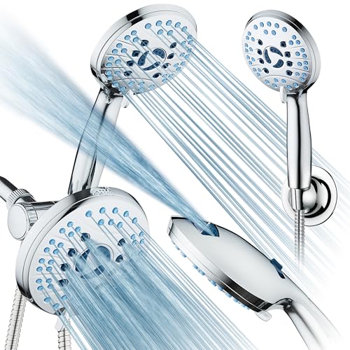 AquaCare 50 mode High Pressure 7 inch Shower Head Combo w