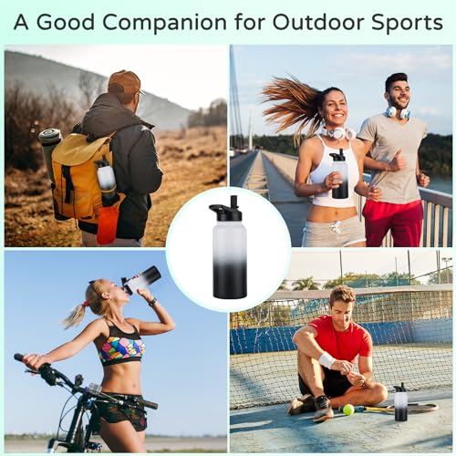 32 oz Insulated Water Bottle Bulk (8 Count)