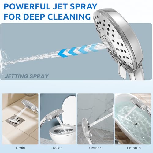 8" Dual Shower Head Combo