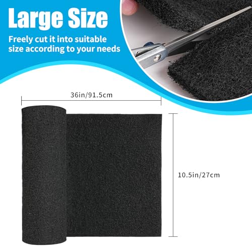 Aquarium Activated Carbon Filter Media Pad for Fish Tank Pond Canister Filter
