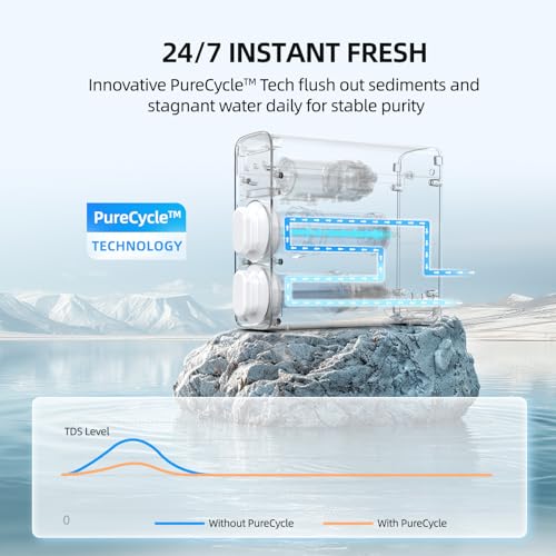 800GPD Tankless Reverse Osmosis Water Filter (331.2 Ounce)