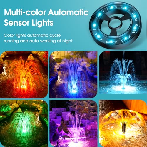 RGB Pond Filter with Pump Fountain Kits