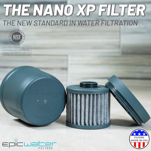 REPLACEMENT FILTER for Epic Nano XP Water Filter Pitcher or Dispenser. Nanofiltration Removes Bacteria