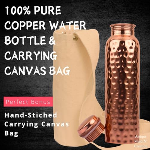 Pure Copper Water Bottle 34 oz