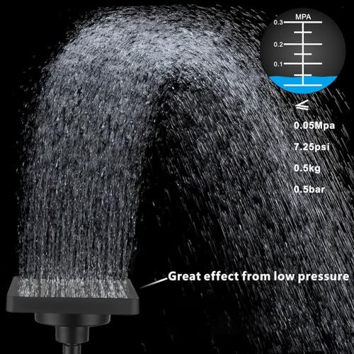 High Pressure Rain Shower Head with Filtered