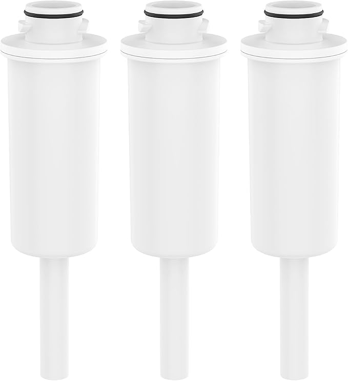 Waterdrop WD-EWFS Replacement Filters for Waterdrop FreshTaste Rechargeable Electric Pitcher 𝐖𝐃-𝐄𝐃𝟎𝟔, 2 Months or 40 Gallons, Reduce Chlorine, Lead, Copper, Purify, Soften Water, 3 Filters