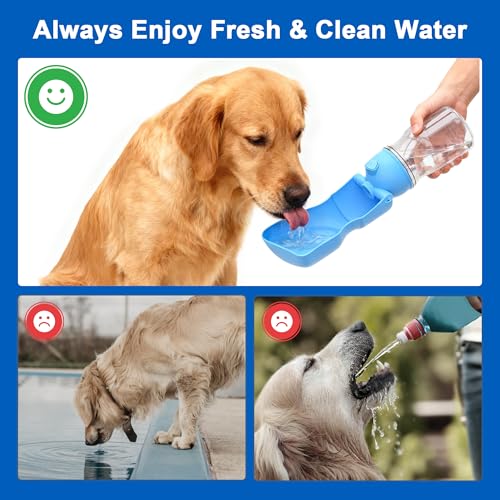 Dog Water Bottle16.9 OZ Collapsible Leak