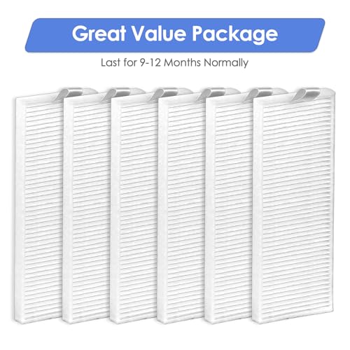 6 Pieces) HEPA Filter Compatible with Lefant M210B M213S M210S M210 M213, OKP Life K2 K3 K3A K4 K5, Replacement Parts Vacuum filter (NOT FOR M210 PRO) (6 Count)