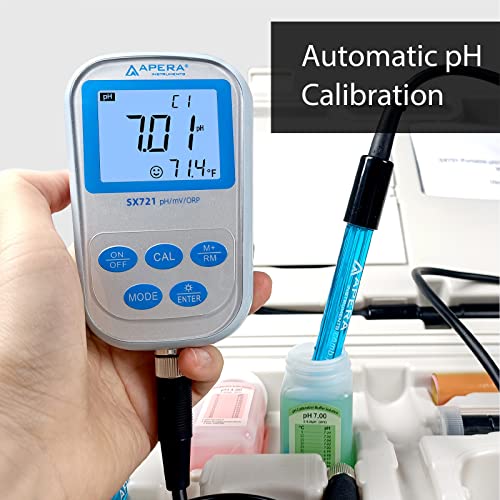 SX721 pH ORP Multiparameter Portable Handheld Meter Kit