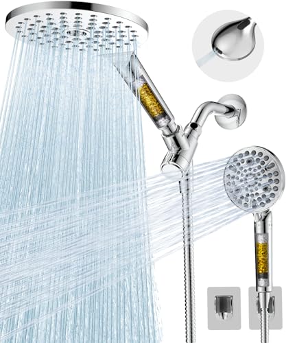 Dual Filtered Shower Heads Combo