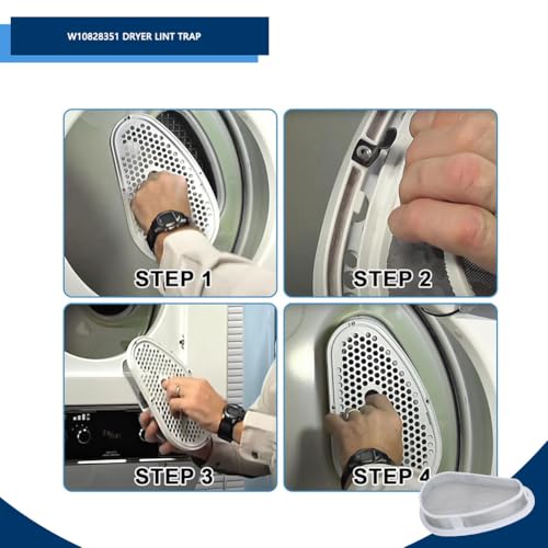W10828351 Dryer Lint Trap Replacement for Kenmore