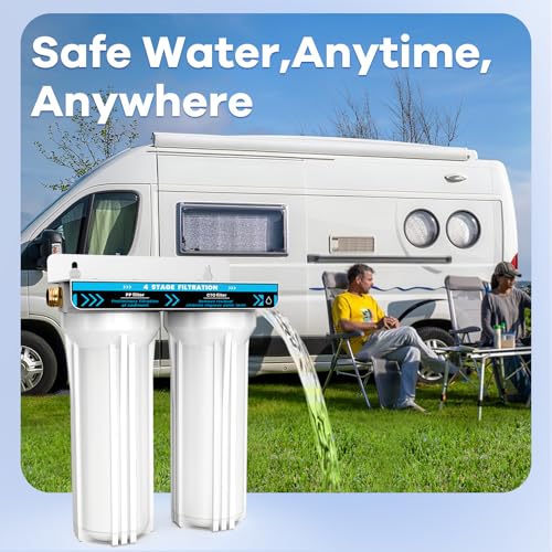 RV Dual Water Filter System