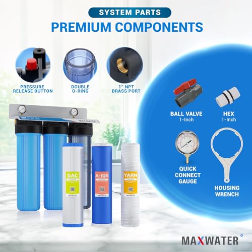 3 Stage Whole House Water Filter System Nitrate Removal
