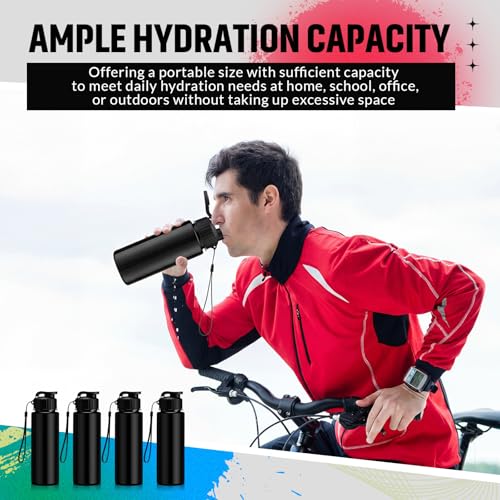 72 Pcs 17 Oz Plastic Water Bottles Bulk Sports (72 Count)