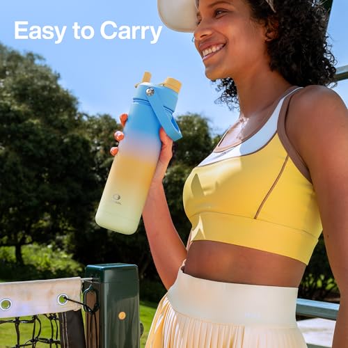 Insulated Water Bottle with Straw Stainless Steel Water Bottle