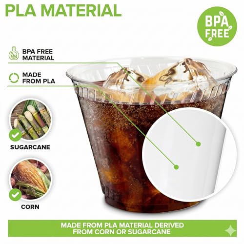 9 oz Clear Cold Cups (100 Count)