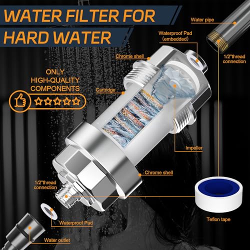 20 Stage Shower Filter for Hard Water