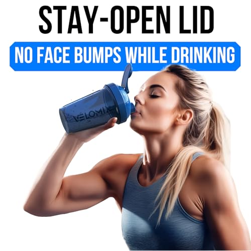 2 Pack 20oz Protein Shaker Bottle for Protein Mixes (2 Count)