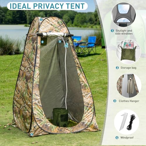 Portable Hot Shower for Camping Shower Tent Kit