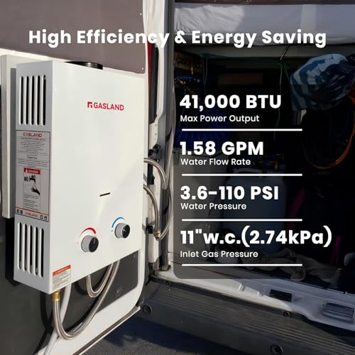 BS158 Outdoor Portable Gas Water Heater 1.58GPM