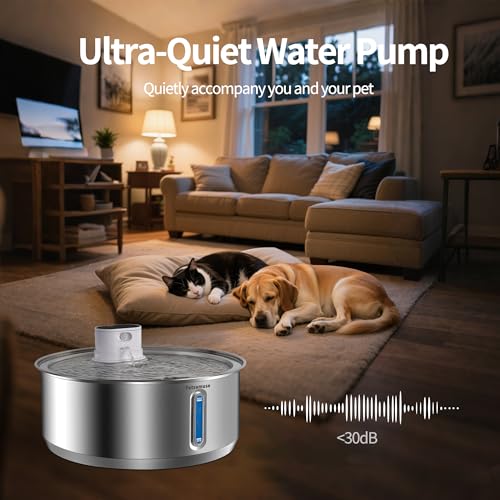 Wireless Dog Water Fountain (57.3202 Ounce)