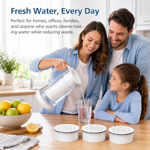 Water Pitcher Filter Replacement for LifeStraw Home (3 Count)
