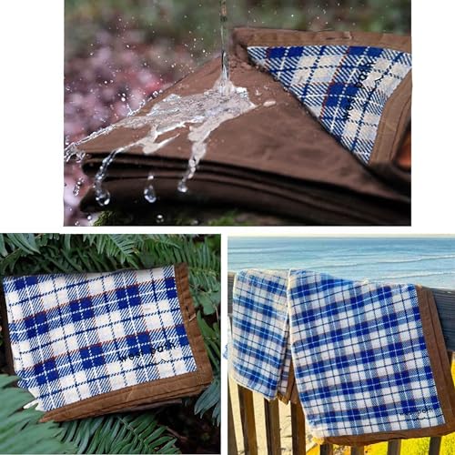 Waxed Canvas Wool Camping Blanket & Bedroll