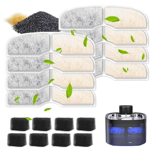 8 Packs Cat Water Fountain Replacement Filters