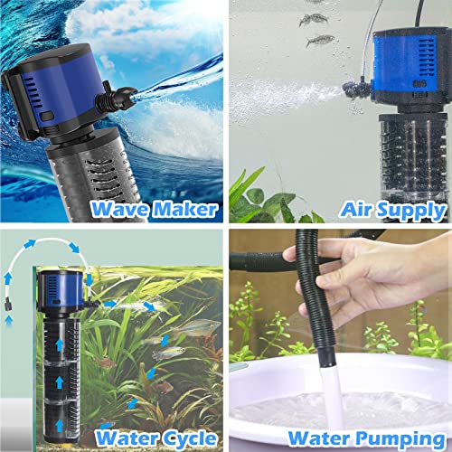 Aquarium Filter Powerful 700GPH for 100