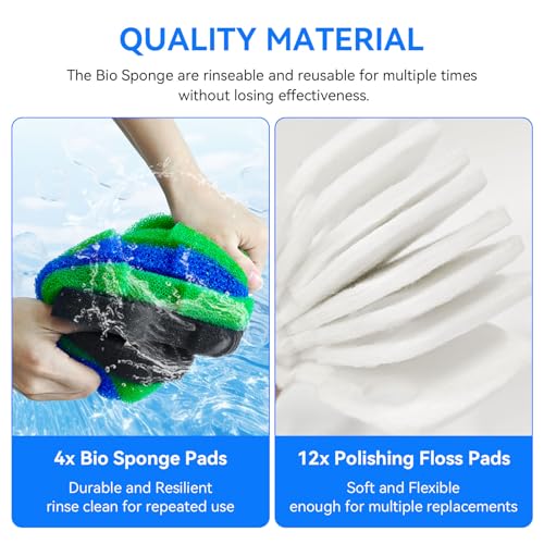 Canister Filter Replacement for Penn Plax 700 (16 Count)