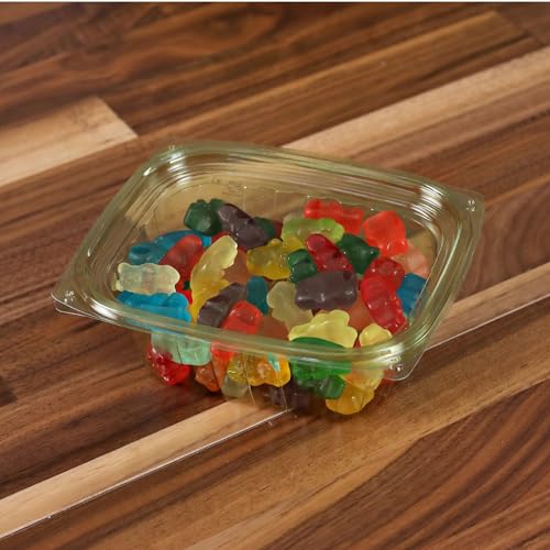 Compostable 12oz Rectangular Deli Containers With Lids (100 Count)
