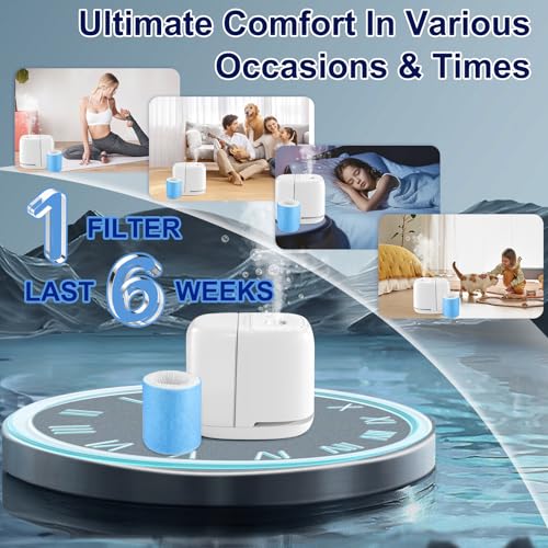 Humidifier Filter Replacement Compatible with Canopy Bedside and Nursery (4 Count)