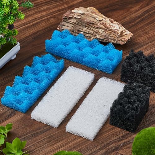 6 Pcs Aquarium Filters Bio Sponge Sets Compatible with Fluval 306 (6 Count)