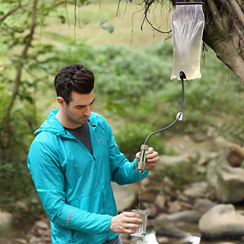 Filter Straw Water Purification System for Hiking
