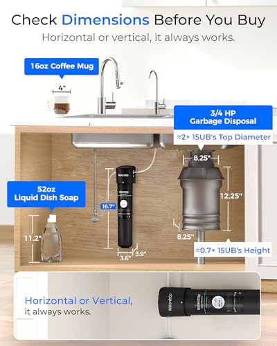 15UB Under Sink Water Filter System with Dedicated Faucet (730 day)