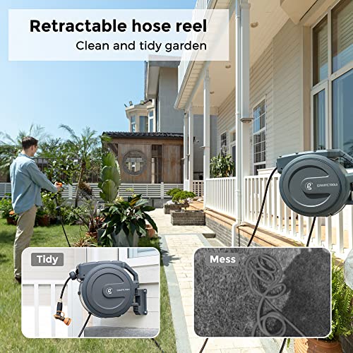 Retractable Garden Hose Reel 1