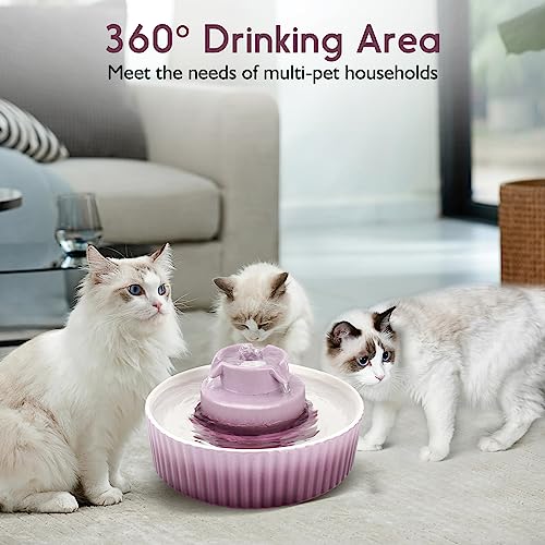 Ceramic Cat Water Fountain